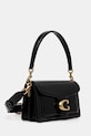 Δερμάτινη τσάντα Coach Tabby CW631 μαύρο AW25