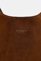 Замшевая сумочка Coach Brooklyn CW636 коричневый