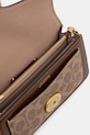 Δερμάτινη τσάντα Coach Tabby CY200 καφέ