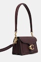 Coach poșetă de piele Tabby CY201 burgundia SS25