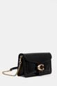 Δερμάτινη τσάντα Coach Tabby CW554 μαύρο AW24