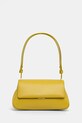 Шкіряна сумочка Kate Spade лицьова шкіра жовтий KF844