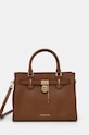 Δερμάτινη τσάντα MICHAEL Michael Kors λείο δέρμα καφέ 35T1GHMS2L