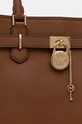 Δερμάτινη τσάντα MICHAEL Michael Kors 35T1GHMS2L καφέ