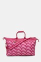 Juicy Couture geanta Weekender incape in A4 roz BEJY22548WPJ