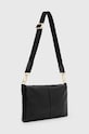 Kožená kabelka AllSaints EVE STUD CROSSBODY W027XZ černá AW24