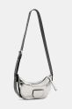 Кожена чанта AllSaints MADEA CROSSBODY W231XB сребърен AW24