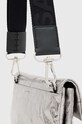 Kožna torba AllSaints EZRA QUILT CROSSBODY srebrna W308XB