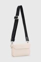 Accesorii AllSaints poseta de piele ZOE CROSSBODY W312XB bej