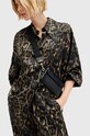 Kožená kabelka AllSaints ZOE CROSSBODY W312XB
