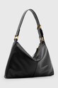 Шкіряна сумочка AllSaints EDBURY STUD SHOULDER W356XB чорний AW24