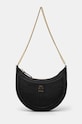 Tommy Hilfiger borsa a mano in pelle pelle fiore nero AW0AW17060