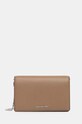 Шкіряна сумочка MICHAEL Michael Kors лицьова шкіра коричневий 32F4SJ6C8L