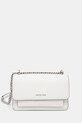 MICHAEL Michael Kors borsa a mano in pelle pelle fiore bianco 30T4SC7L3T