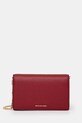 Шкіряна сумочка MICHAEL Michael Kors лицьова шкіра бордо 32T4GJ6C2L