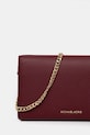 Akcesoria MICHAEL Michael Kors torebka skórzana 32T4GJ6C2L bordowy
