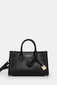 Kožna torba MICHAEL Michael Kors bez uzorka crna 32F4GETC0L