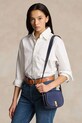 Polo Ralph Lauren leather handbag 428934351 navy
