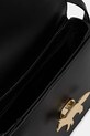 Δερμάτινη τσάντα Maison Kitsuné Edie Bag NW05170LR0001 μαύρο