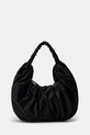 JW Anderson torebka Ruffle Shopper tekstylny czarny HB0659.FA0390.999