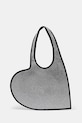 Сумочка Coperni Crystal-Embellished Mini Heart Tote синтетичний чорний COPBA14BIS455