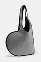 Coperni borsetta Crystal-Embellished Mini Heart Tote COPBA14BIS455 nero AW24