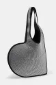 Coperni torebka Crystal-Embellished Mini Heart Tote COPBA14BIS455 czarny AW24