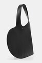Usnjena torbica Coperni Heart Tote COPBA14405 črna AA00