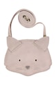 Дівчинка Дитяча шкіряна сумочка Donsje Britta Classic Purse Cat 5001012. бежевий