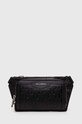 Karl Lagerfeld saszetka skórzana skóra licowa czarny 245M3009