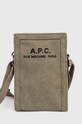 A.P.C. borseta recuperation nu incape in A4 verde CODBM.H61931