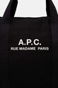 A.P.C. geanta de bumbac gym bag recuperation CODBM.H62230 negru AW24