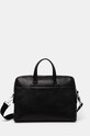 Torba Calvin Klein imitacija zrnate kože crna K50K512537