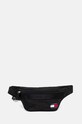 Torba oko struka Tommy Jeans bez uzorka crna AM0AM12620