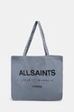 Bavlněná taška AllSaints potisk modrá M170XB