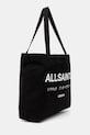 AllSaints geanta de bumbac M170XB negru SS25