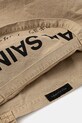 Бавовняна сумка AllSaints M249XB бежевий