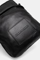 Kožená taška AllSaints FALCON čierna M165XB