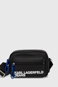 Karl Lagerfeld Jeans borseta nu incape in A4 negru 245D3028