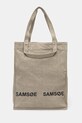 Samsoe Samsoe cotton handbag SALUCCA strapless beige U24300002