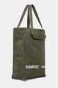 Bavlnená taška Samsoe Samsoe SALUCCA U24300002 zelená SS25