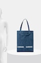 Samsoe Samsoe borsa a mano in cotone SALUCCA U24300002 blu