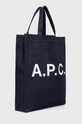 A.P.C. torba tote lou mini anses COCSX.M61569 granatowy AW24