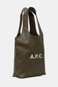 A.P.C. torba tote ninon small PUAAT.M61861 zielony SS26