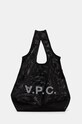 Torba A.P.C. sac shopping rebound tekstil crna PSAEU.H61679