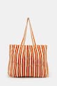 A.P.C. cotton handbag Shopping Leash strapless orange COHEM.M61966.EAA
