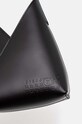 Kožená taška MM6 Maison Margiela čierna SB6ZI0014.P7183