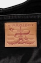 Y/Project geantă din denim MAXI WIRE CABAS BAG negru 620BA005