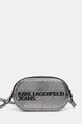 Karl Lagerfeld Jeans borseta nu incape in A4 argintiu 246J3059