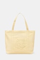 Maison Kitsuné torba bawełniana Fox Head tekstylny żółty LW05104WW0107